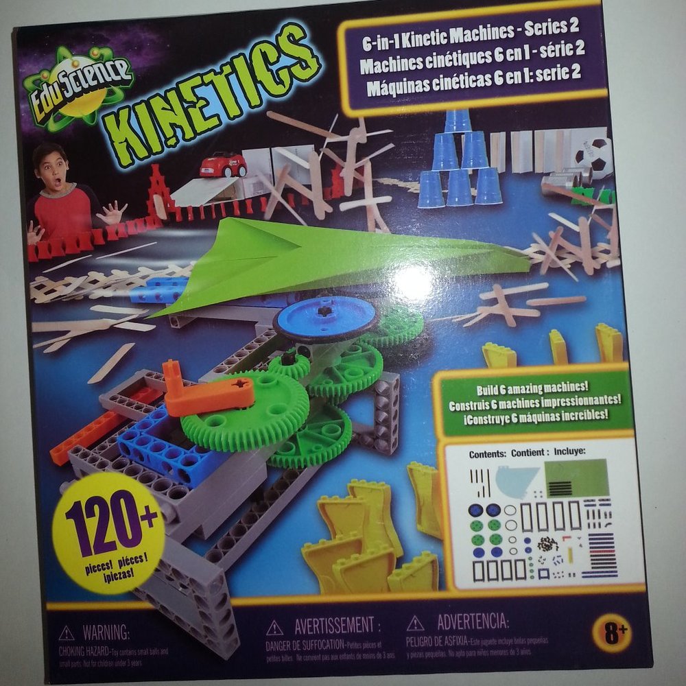 Edu Science Kinetics 6 in 1 Kinetic Machines Kit -